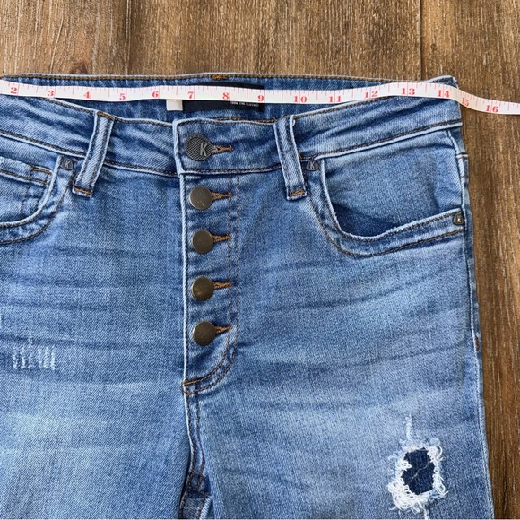 KUT from the Kloth Stevie Straight Leg Jeans Size 6 button fly high rise - Picture 2 of 11